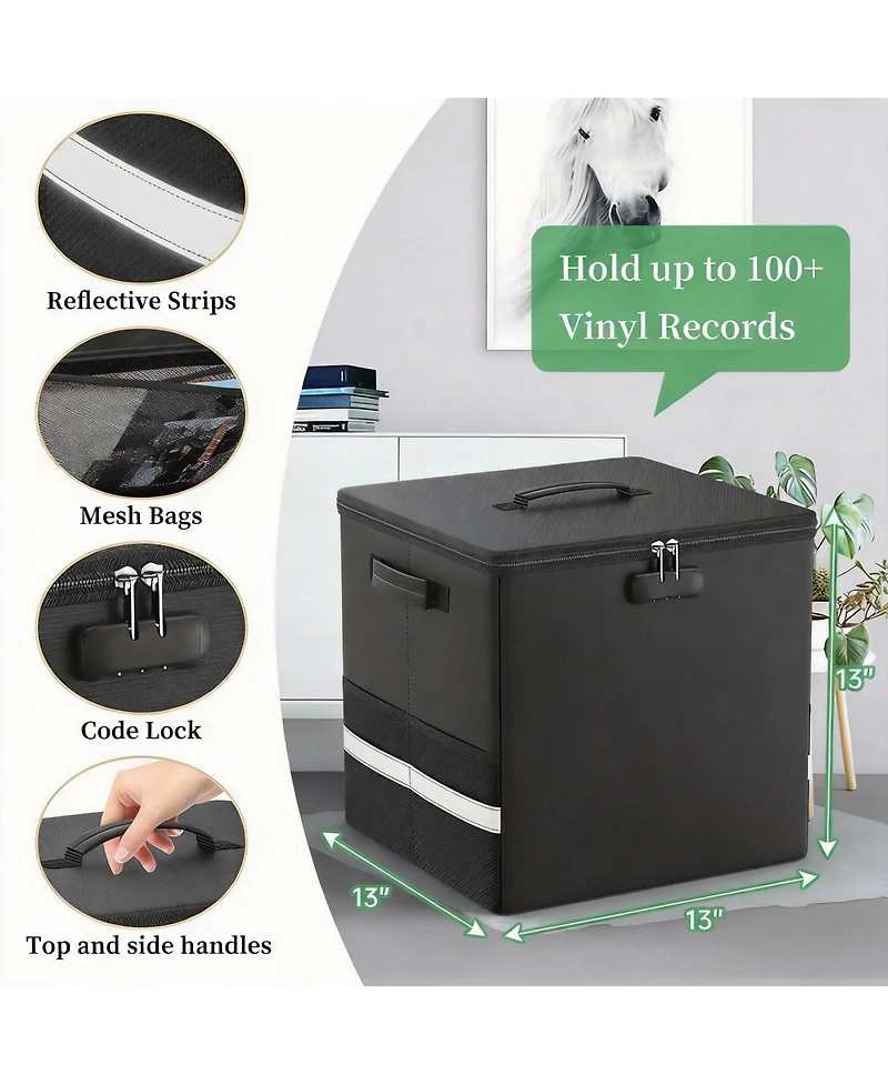 Yigii Fireproof & Water-Resistant Vinyl Record