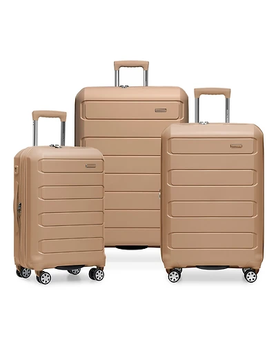 Traveler's Choice Pagosa 3-Pc. Hardside Expandable Spinner Luggage Set