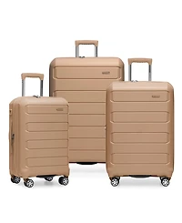 Traveler's Choice Pagosa 3-Pc. Hardside Expandable Spinner Luggage Set