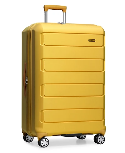 Traveler's Choice Pagosa Large Checked Hardside Expandable Spinner Luggage