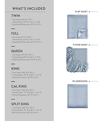 Madison Park Essentials Satin 6-Pc. Sheet Set