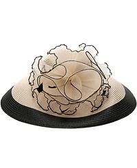 August Hats Two-Tone Extra Wide Brim Hat
