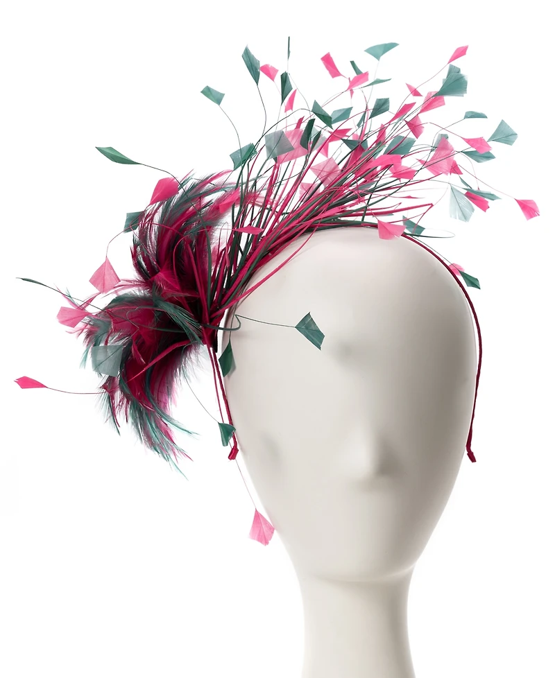 August Hats Multi-Feather Fascinator Hat