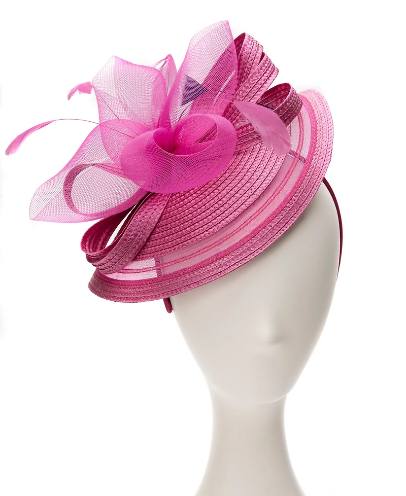August Hats Sheer Edge Net Fascinator Hat