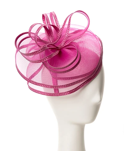 August Hats Swirl Net Fascinator Hat