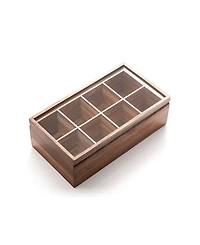 Ironwood Cornwall 14" Tea Box with Acrylic Window