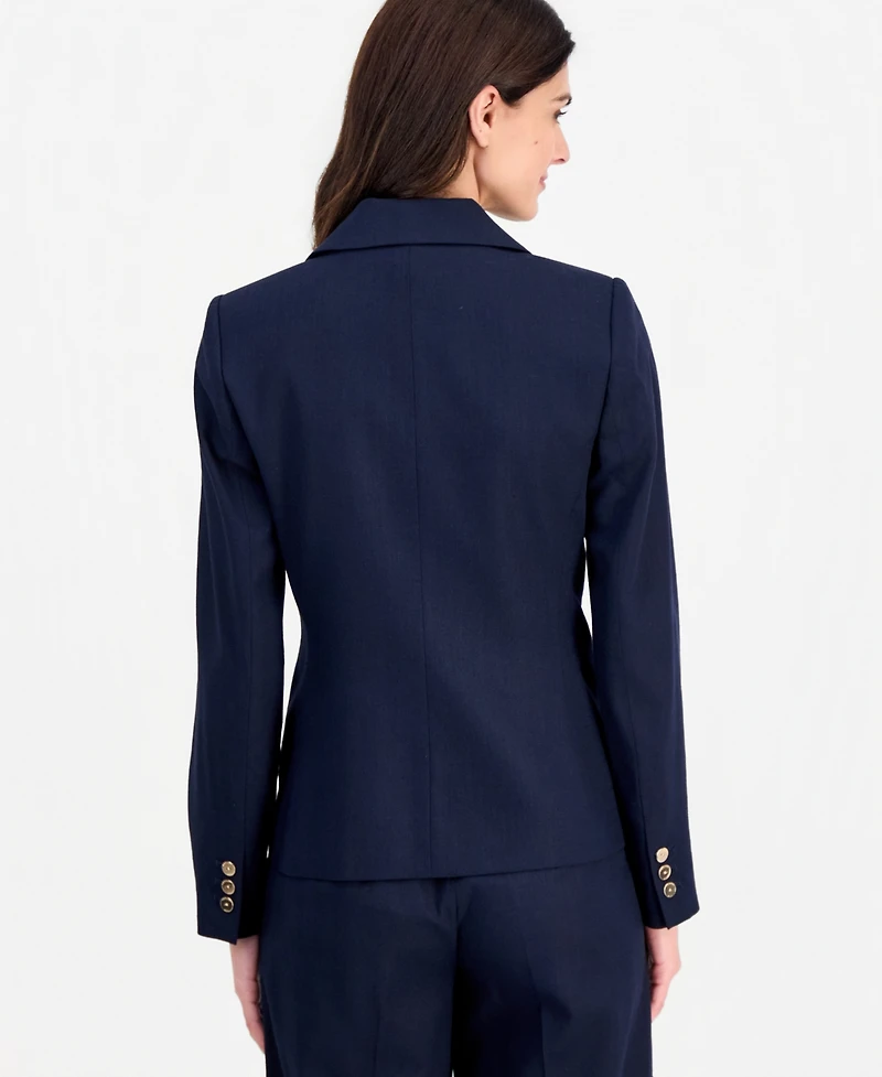Tahari Asl Women's Asymmetric Double-Breasted Blazer