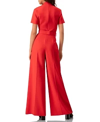 Ivonne Women's Wide-Leg Belted Jumpsuit