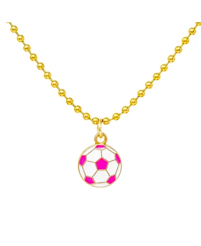 Zomi Gems Soccer Ball Necklace