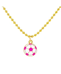 Zomi Gems Soccer Ball Necklace
