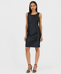 Le Suit Women's Open-Front Jacket & Sleeveless Sheath Dress