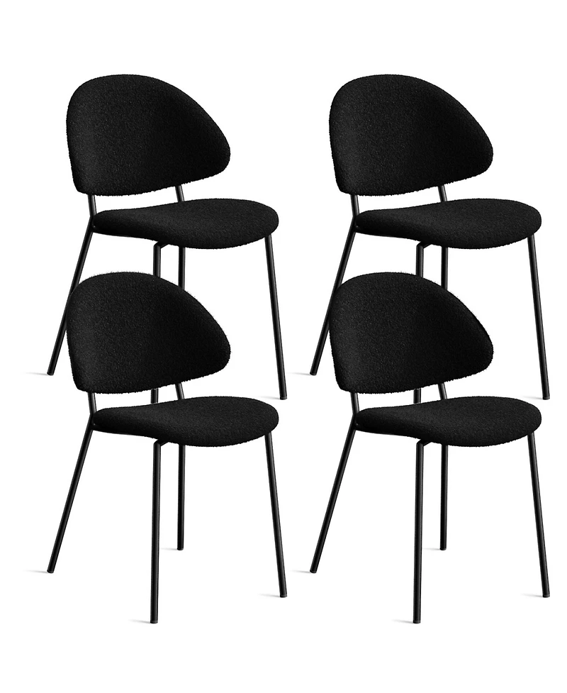 Streamdale Furniture Boucle Dining Chairs
