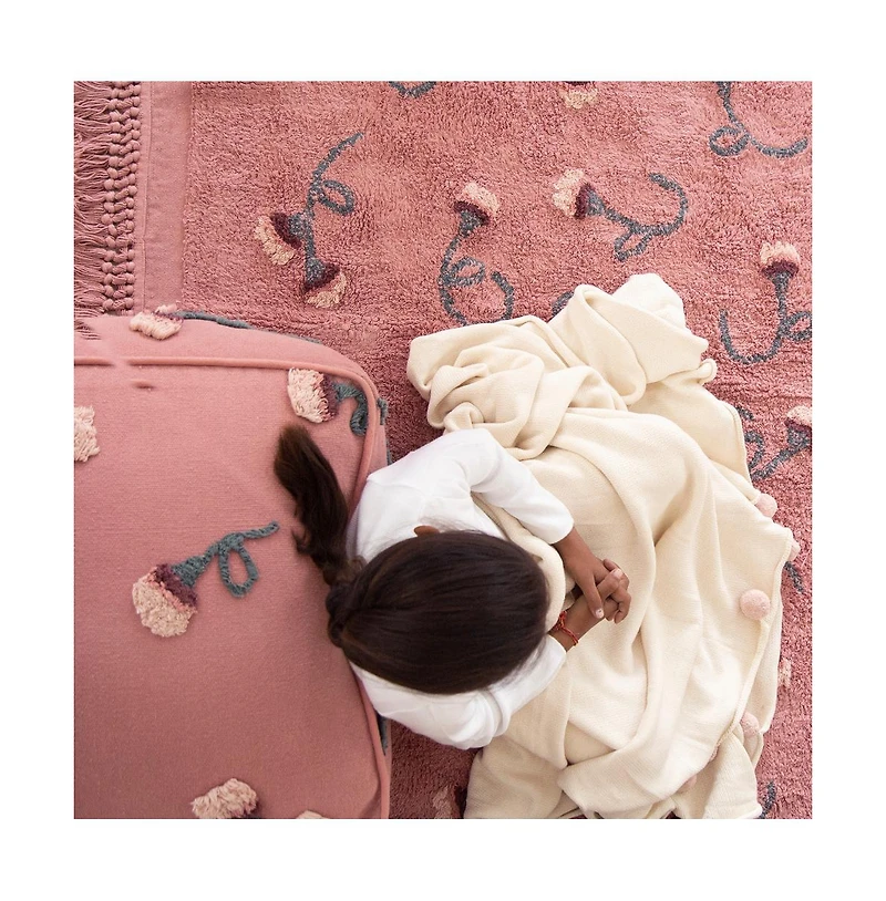 Lorena Canals Puff English Garden Ash Rose