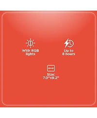 RadioShack Aroma Diffuser 500 ml Tank With Wooden Finish and Rgb Lights For Relaxation and Gentle Humidity