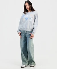 Self Esteem Juniors' Patchwork Graphic Sweatshirt