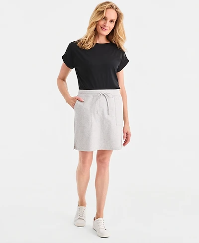 Style & Co Women's Pull-On Knit Skort, Macy's Exclusive