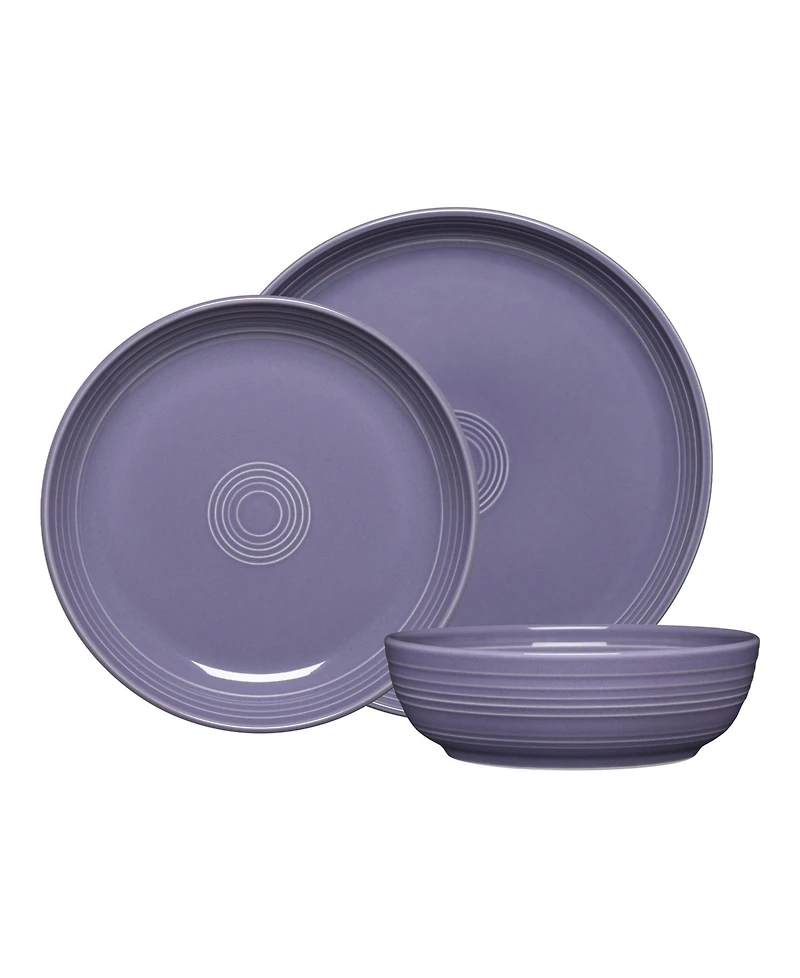 Fiesta Lavender Coupe 3-Piece Place Setting