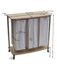 Household Essentials 3-Bag Laundry Sorter