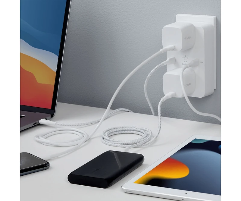 Belkin BoostCharge GaN Usb-c Wall Plate 68W