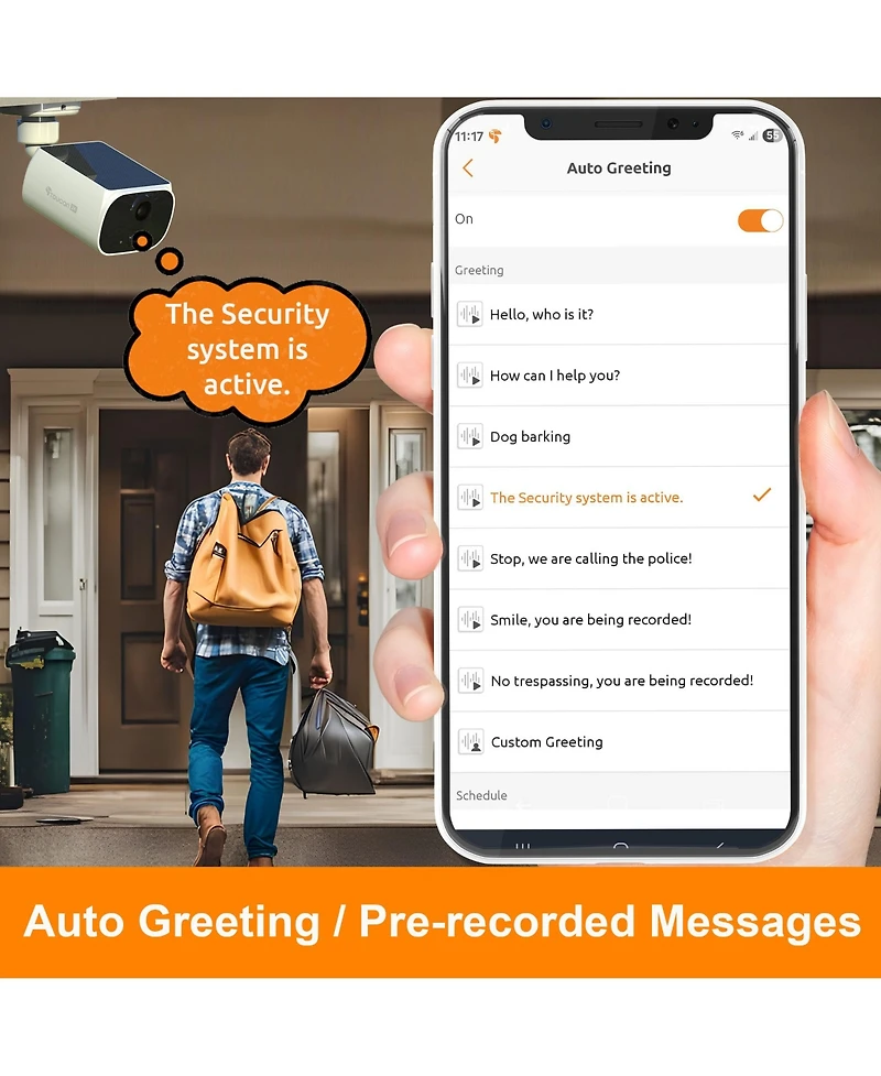 Toucan Solar Wireless Security Camera S5 4-pack