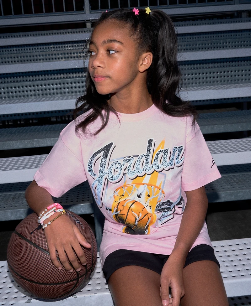 Jordan Girls' 7-16 Essentials Woven Pull-On Shorts