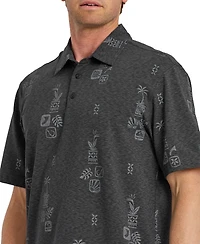 Quiksilver Waterman Men's Mystic Fin Short-Sleeve Shirt