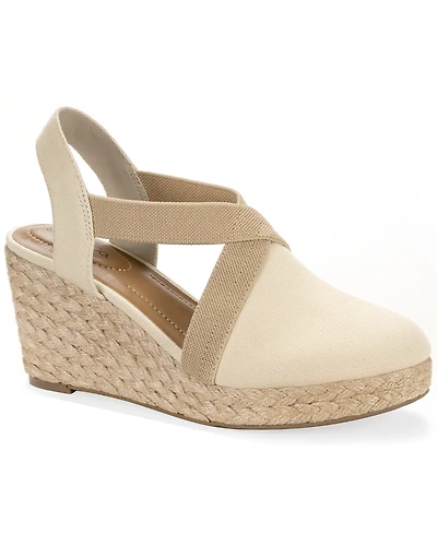Style & Co. Women's Siennaa Round Toe Wedge Espadrilles Sandals, Macy's Exclusive