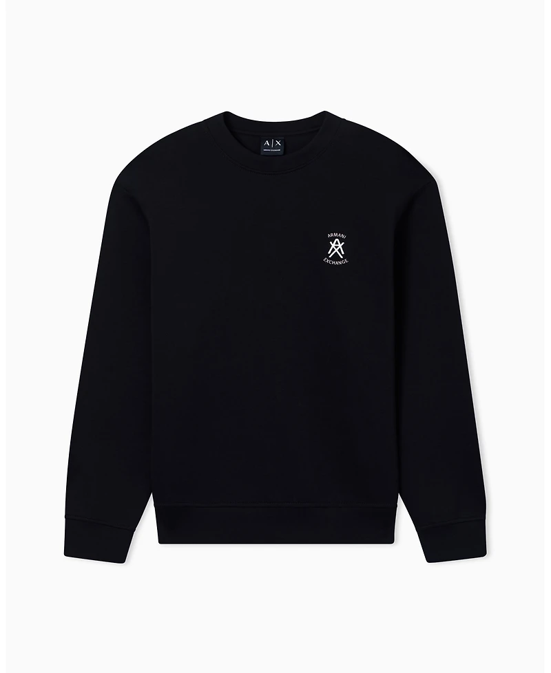 A|X Armani Exchange Men's Graphic Crew Neck Sweatshirt