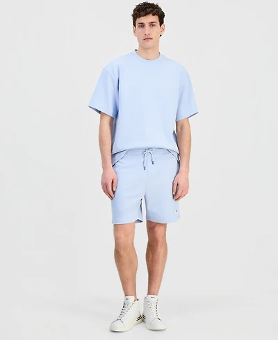 Hugo Boss Men's Waffle Jersey 7" Drawstring Shorts