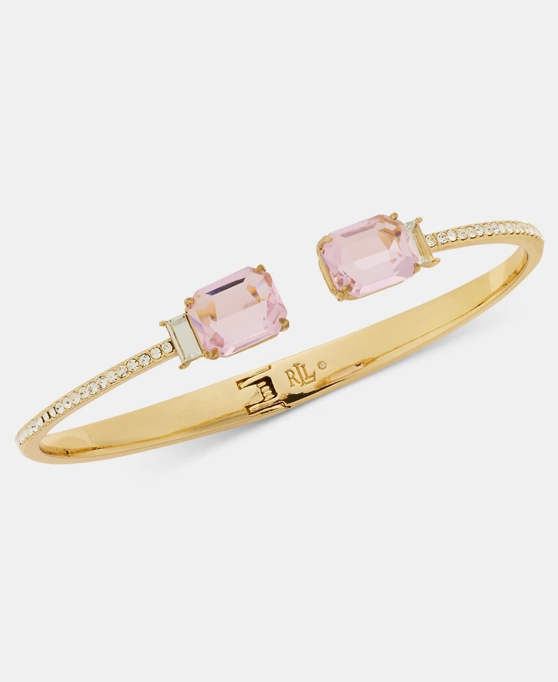 Lauren Ralph Lauren Crystal Stone Cuff Bracelet