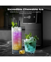 Cowsar Countertop Nugget Ice Maker, 33LBS/24H