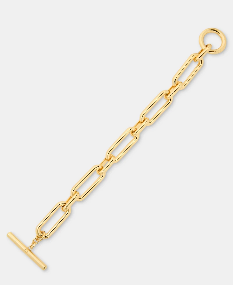 Lauren Ralph Lauren Gold-Tone Large Link Flex Bracelet