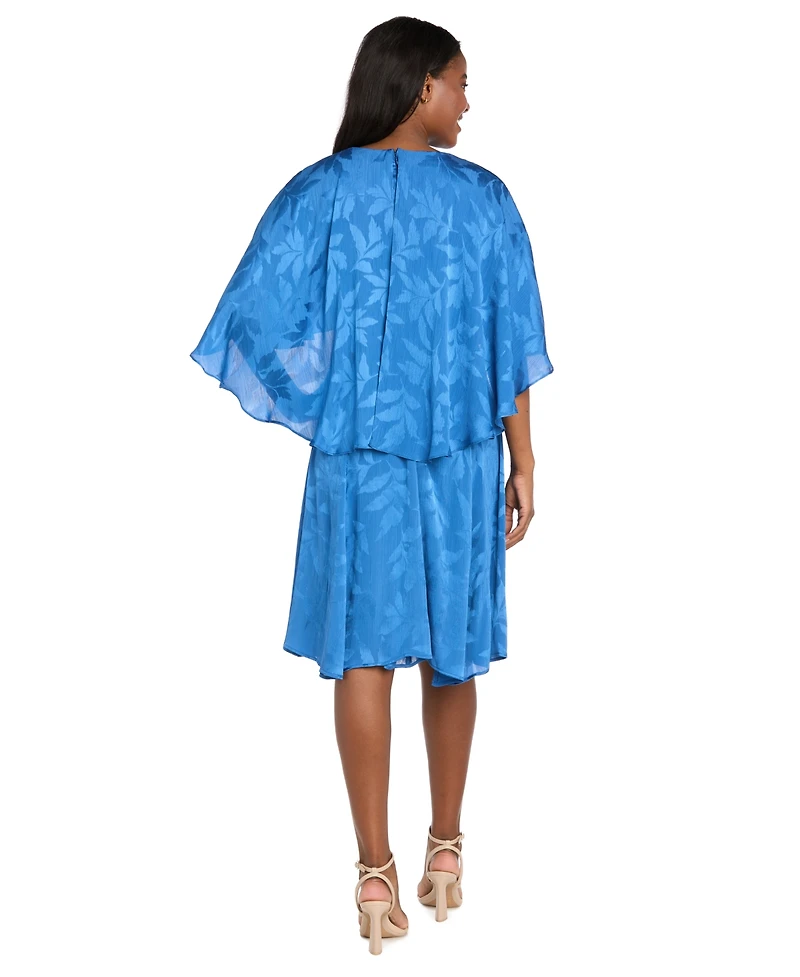 Rm Richards Women's Novelty Fit & Flare Midi Dress