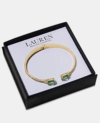 Lauren Ralph Crystal Stone Cuff Bracelet