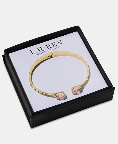 Lauren Ralph Lauren Crystal Stone Cuff Bracelet