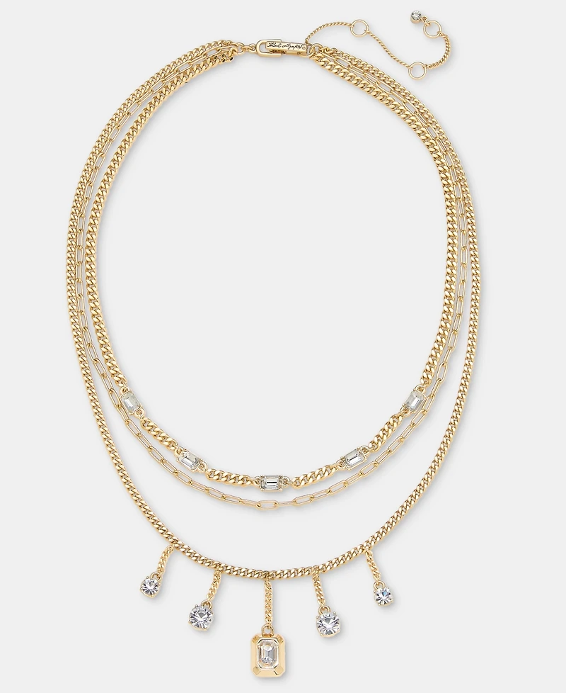 Karl Lagerfeld Paris Stone Multi-Row Necklace