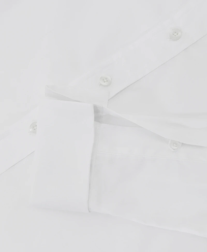 Reiss Women's Cotton-Sateen Folded-Cuff Shirt