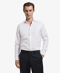 Mango Men's Slim-Fit Cotton Dress Shirt