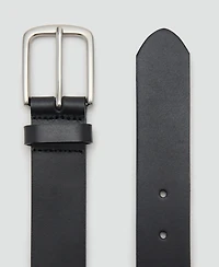 Mango Men's Buckle Leather Belt