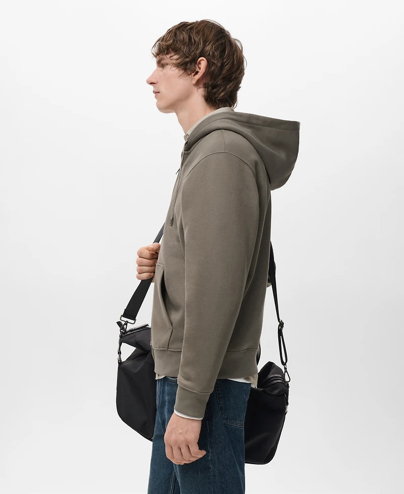 Mango Men's Zipped Hoodie