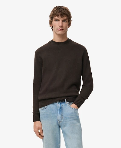 Mango Men's Italian Wool Knitted Sweater