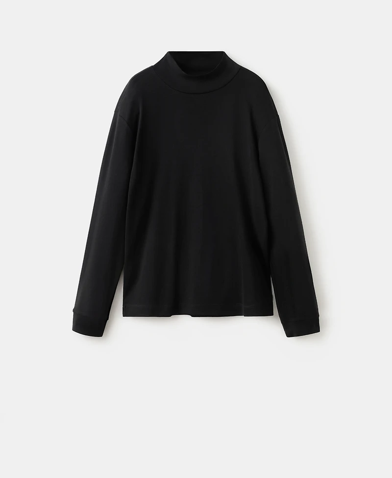 Mango Men's Perkins Neck Long-Sleeved T-Shirt