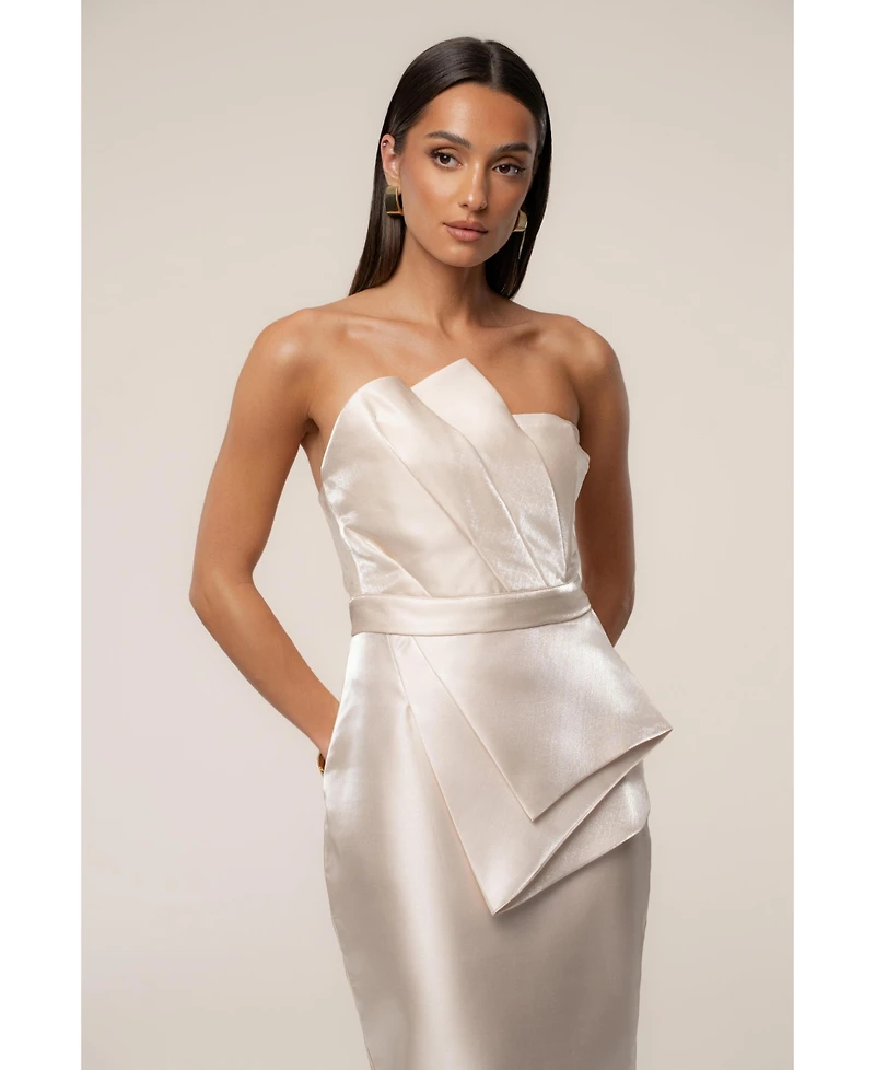 Jluxlabel Women's Reception Pleated Midi Skirt