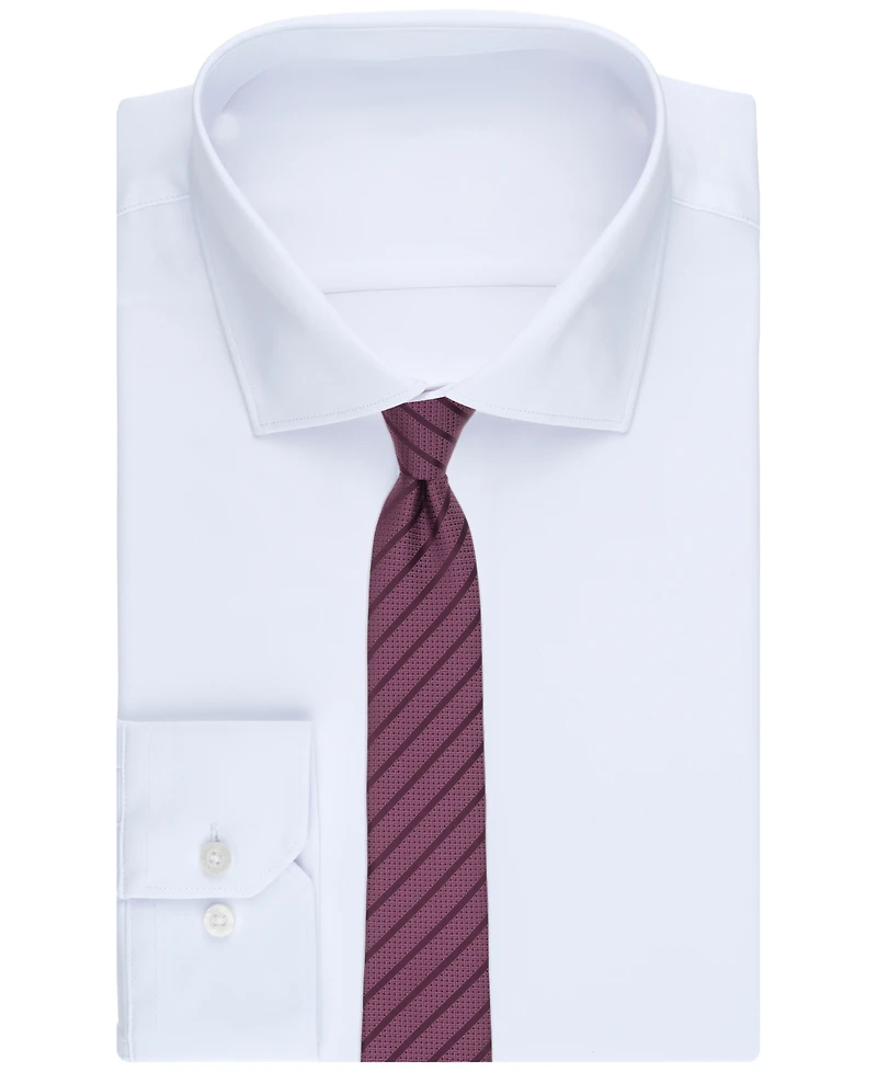 Alfani Men's Saxon Striped Slim Tie, Macy's Exclusive