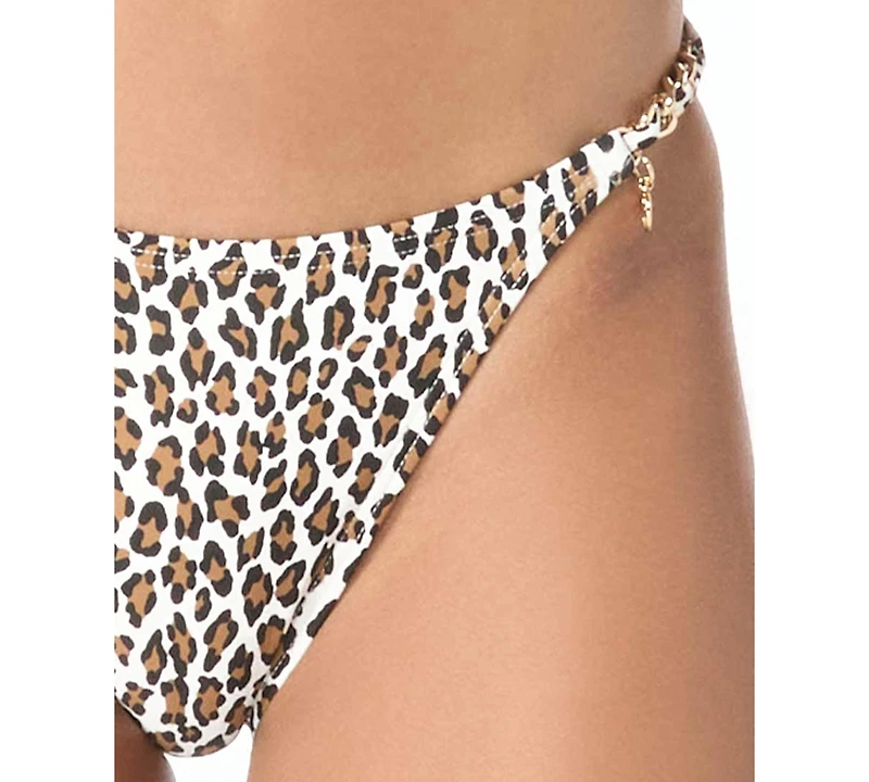 Michael Kors Women's Chain Detail Bikini Hipster Swim Bottoms