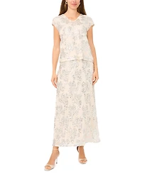 Msk Women's A-Line Maxi Skirt