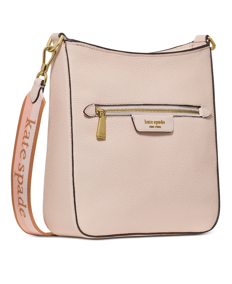 kate spade new york Hudson Small Pebbled Leather Messenger Crossbody