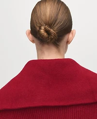 Mango Women's Funnel Neck and Zip Sweater