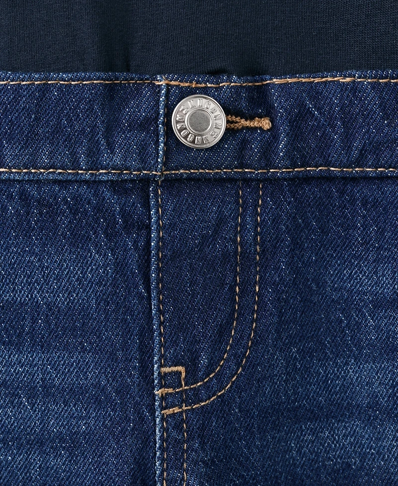Mango Women's Wide-Leg Maternity Jeans