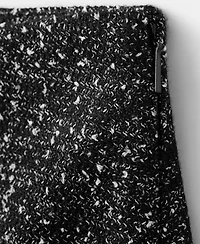 Mango Women's Flecked Knit Skirt